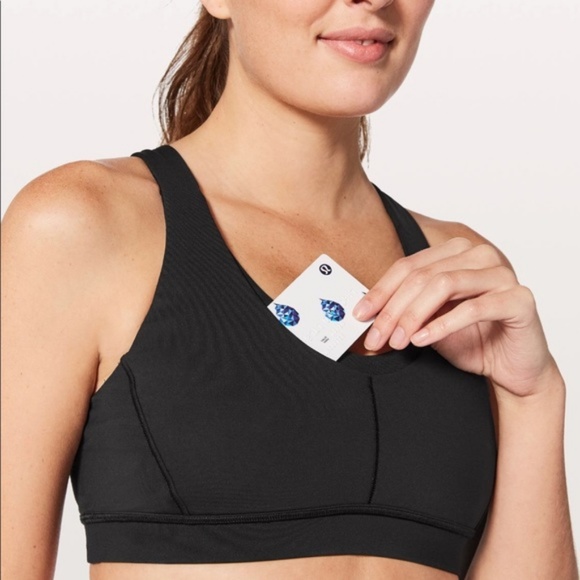 lululemon athletica Other - NWT Lululemon Black Stash N’ Run Sports Bra
